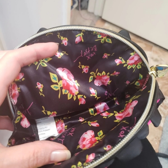 Betsey Johnson Plush Cosmetic Bag - Picture 4 of 4